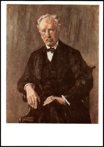 DDR Künstlerkarte MAX LIEBERMANN Richard Strauß Museum Berlin 1985