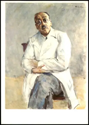 Künstlerkarte DDR: MAX LIEBERMANN  Ferdinand Sauerbruch Kunsthalle Hamburg 1976