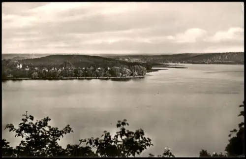 Buckow (Märkische Schweiz) Panorama-Ansicht Schermützelsee zur DDR-Zeit 1961