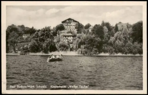 Buckow (Märkische Schweiz) Partie am Kinderheim Weiße Taube zur DDR-Zeit 1956