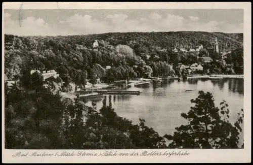 Buckow Märkische Schweiz Blick von der Bollersdorferhöhe zur DDR-Zeit 1956