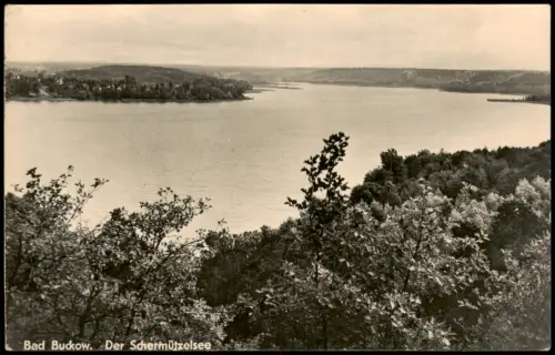 Buckow (Märkische Schweiz) Panorama-Ansicht Schermützelsee zur DDR-Zeit 1964
