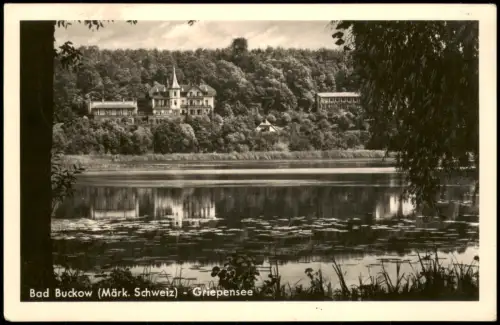 Ansichtskarte Buckow (Märkische Schweiz) Griepensee Partie zur DDR-Zeit 1964