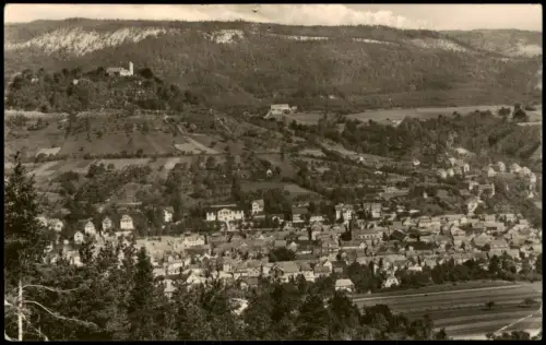 Ansichtskarte Bad Blankenburg Umland-Ansicht Panorama zur DDR-Zeit 1968