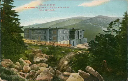 Spindlermühle Špindlerův Mlýn  Peterbaude Petrova bouda Bergwelt 1909