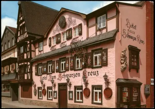 Ansichtskarte Altenahr Hotel Zum Schwarzen Kreuz 1980