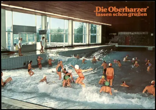 Altenau-Clausthal-Zellerfeld Hallen-Wellenbad  Harz lassen schön grüßen 1980