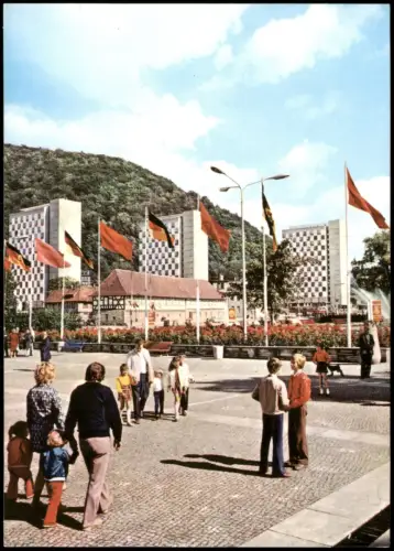 Ansichtskarte Suhl Ernst-Thälmann-Platz 1975