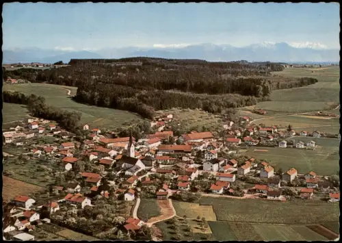 Ansichtskarte Amerang Luftbild Gesamtansicht vom Flugzeug aus 1964