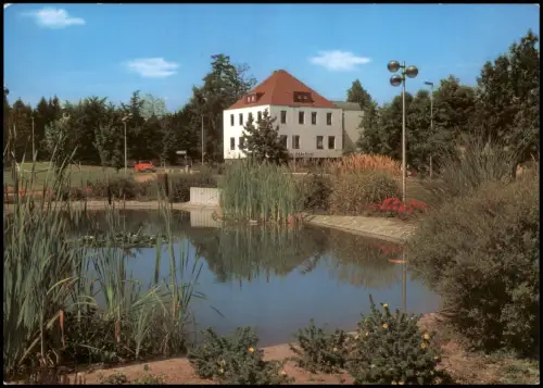 Ansichtskarte Althütte Anlagensee beim Rathaus 1980