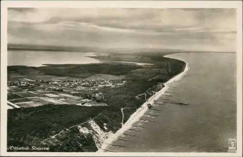 Koserow Fliegeraufnahme des Ostseebades 1941