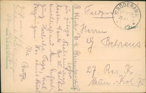 Ansichtskarte Riesa Elbkai. Bahnstation Dampfer 1915