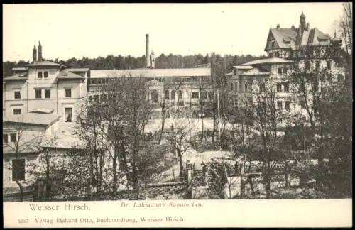 Weißer Hirsch-Dresden Dr. Lahmann´s Sanatorium - Gesamtansicht 1913