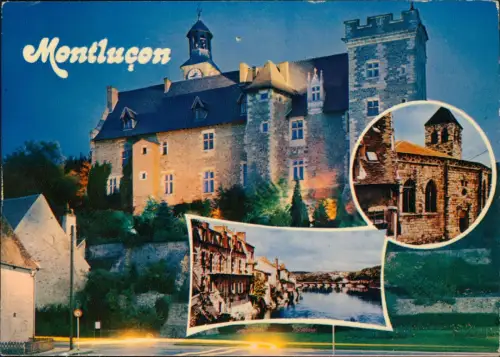 Montluçon Château des Ducs de Bourbon, Bords du Cher und Eglise Notre-Dame 1981