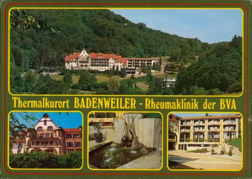Ansichtskarte Badenweiler Rheumaklinik der BVA 1984