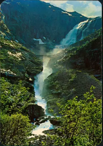 Andalsnes Åndalsnes Wasserfall in Gebirgslandschaft am Trollstigen 1970