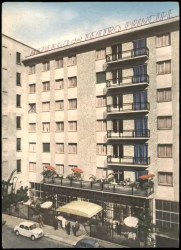 Cartolina Mailand Milano Albergo del Teatro Principe 1962