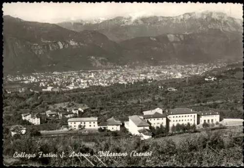 Trient Trento Collegio Fratini S. Antonio in Villazzano mit Panorama  1967