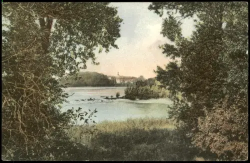 Rolandswerth-Remagen Blick von Honnef auf Kloster Nonnenwerth 1909