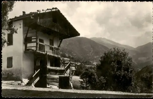 Cartolina Sant’Orsola Terme Alpines Bauernhaus in Sant'Orsola Terme 1953