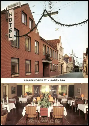 Apenrade Aabenraa Åbenrå Teaterhotellet Aabenraa - Außen Restaurant 1975