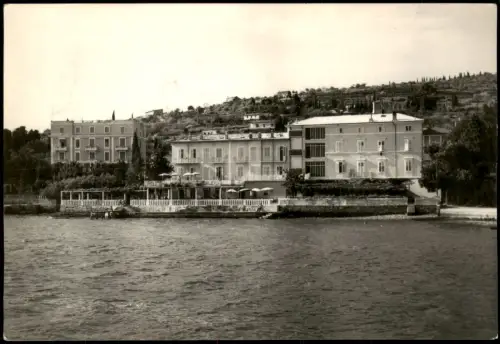 Postcard Portorose Portorož Küstenansicht mit Hotelbauten 1955