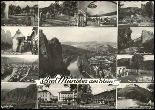 Bad Münster am Stein-Ebernburg Mehrbildkarte Bad Münster am Stein 1962