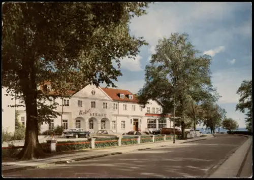 Postcard Sonderburg Sønderborg Hotel Strand 1963