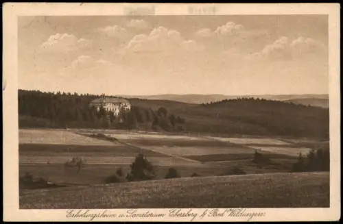 Bad Wildungen Partie am Erholungsheim u. Sanatorium Ebersberg 1926