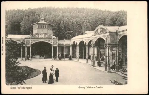 Ansichtskarte Bad Wildungen Georg Viktor-Quelle 1900