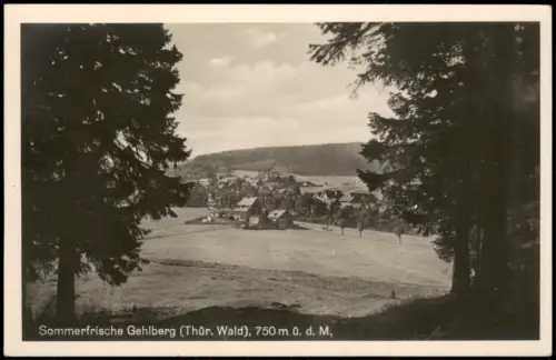 Ansichtskarte Gehlberg Umland-Ansicht Panorama Fernansicht 1952