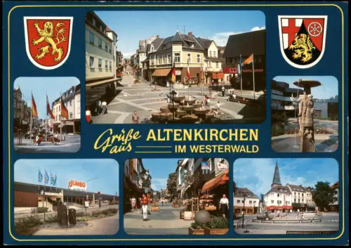 Altenkirchen (Westerwald) Mehrbildkarte mit div. Ortsansichten 1980