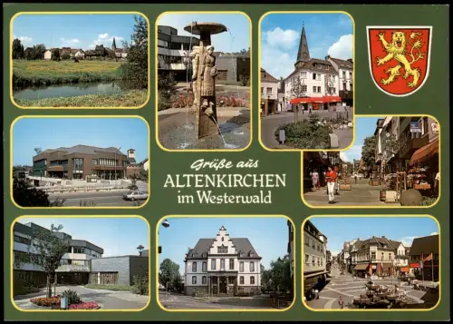 Altenkirchen (Westerwald) Mehrbildkarte mit 8 Ortsansichten 1980