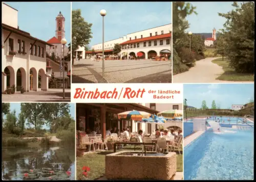 Bad Birnbach Mehrbildkarte Thermalbad Sportanlagen Ländliche Gemütlichkeit 1980