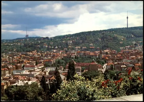 Ansichtskarte Stuttgart Panorama-Ansicht 1970