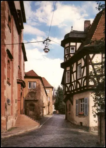 Ansichtskarte Aschaffenburg Parite in der Pfaffengasse 1980