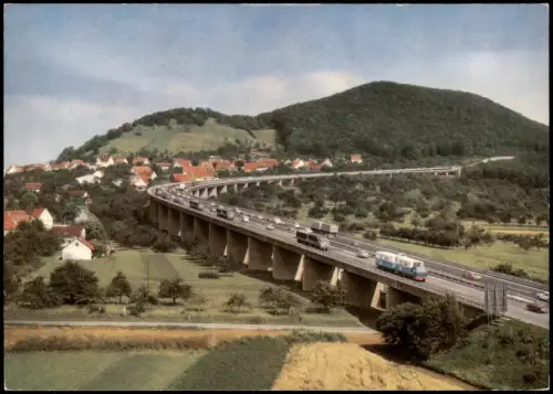 Weilheim an der Teck Aichelberg bei Weilheim Autobahn-Albaufstieg 1970