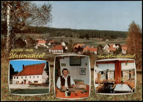 Unterachtel-Hirschbach  Unterachtel Gasthaus Weißes Roß Max Grellner 1975