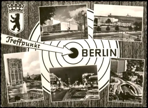 Berlin MB West Treffpunkt Zentralflughafen Tempelhof Ernst-Reuter-Platz 1963