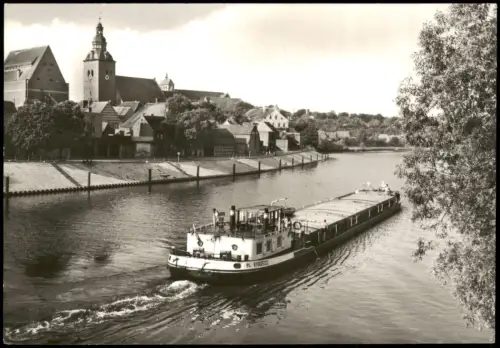 Ansichtskarte Havelberg Partie an der Havel zur DDR-Zeit 1982/1979