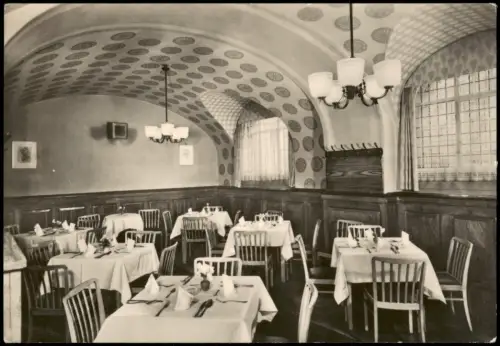 Schönebeck (Elbe) HOG Ratskeller Gaststätten Innenansicht zur DDR-Zeit 1960/1959