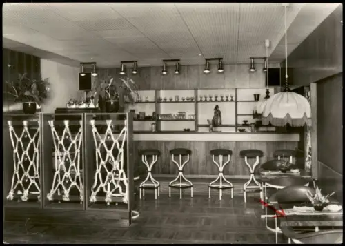Schnett-Masserberg FDGB Erholungsheim Kaluga Innenansicht Bar zur DDR-Zeit 1980