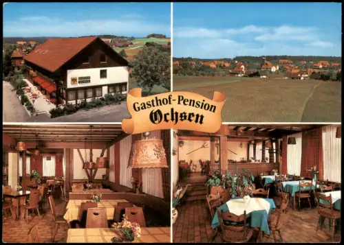 Zwerenberg-Neuweiler Schwarzwald Gasthof-Pension Ochsen MB Innenansichten 1990