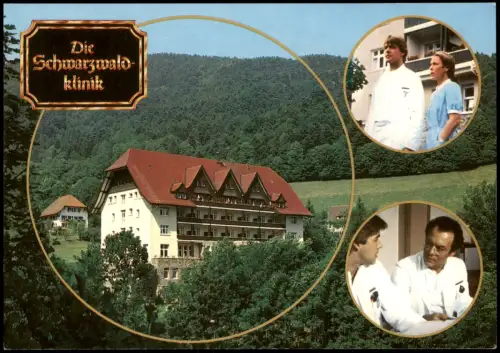 Ansichtskarte .Baden-Württemberg Die Schwarzwald-Klinik ZDF-Sendung 1987