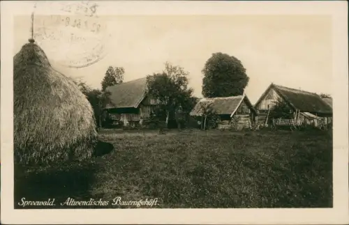 Ansichtskarte Burg (Spreewald) Spreewald. Altwendisches Bauerngehöft. 1931