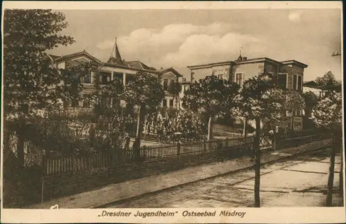 Postcard Misdroy Międzyzdroje Dresdner Jugendheim 1927