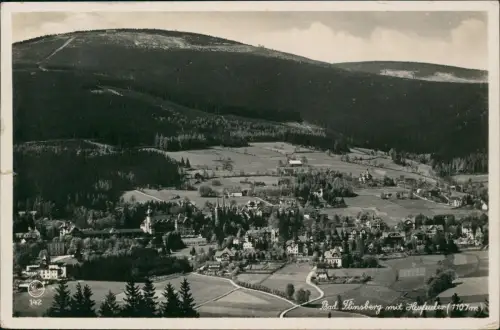 Postcard Bad Flinsberg Świeradów-Zdrój Stadt 1935