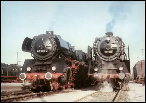 Ansichtskarte Radebeul DDR AK Motiv Dampflokomotiven Eisenbahn 1984