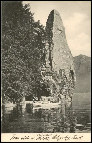 Seelisberg Schillerstein (Mythenstein) am Vierwaldstättersee 1905