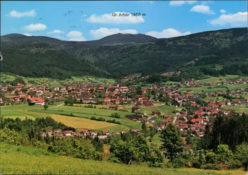 Ansichtskarte Bodenmais Panorama-Ansicht mit Großem Arber 1976